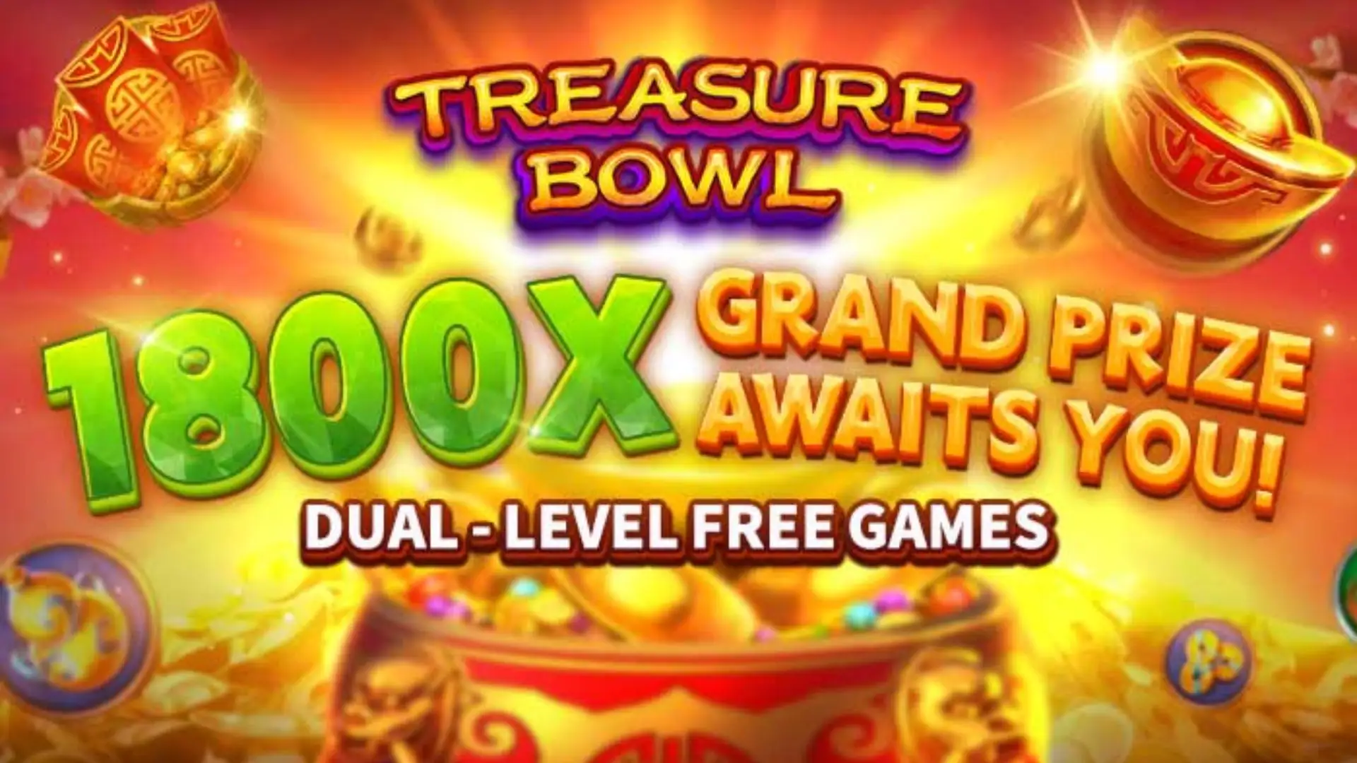 Multiplicadores Treasure Bowl macacospg - 7777x Máximo com Tigela Dourada